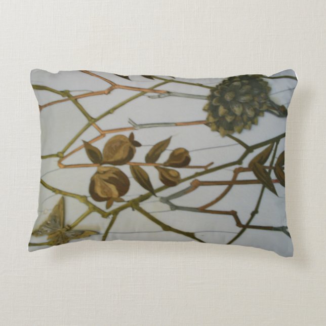 Musee d'Orsay - marquetry element Decorative Cushion (Back)