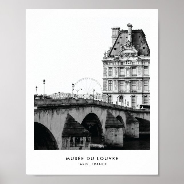 Musée du Louvre Paris | Photography poster print (Front)