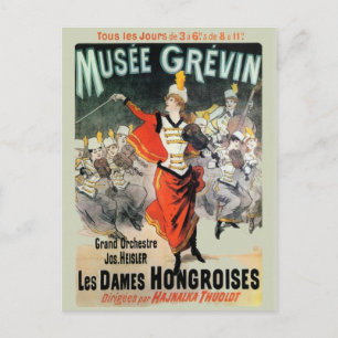 Musee Grevin Reissue Vintage Postcard
