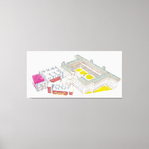 Museo Nacional Centro de Arte Reina Sofia. Canvas Print