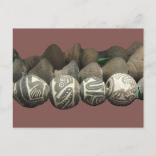 Museum Beads from Ecuador Postcard