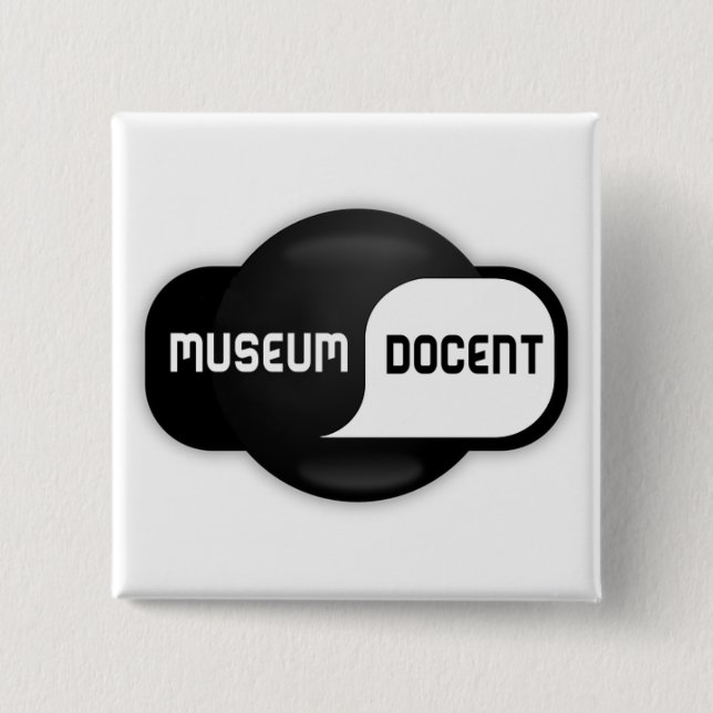Museum Docent Button (Front)