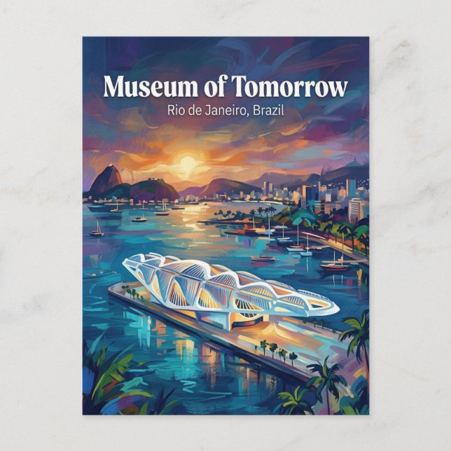 Museum of Tomorrow Brazil Postcard (Front)
