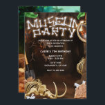 MUSEUM PARTY Dinosaur Bones Mystery Cave Birthday Invitation<br><div class="desc">customise for any event</div>