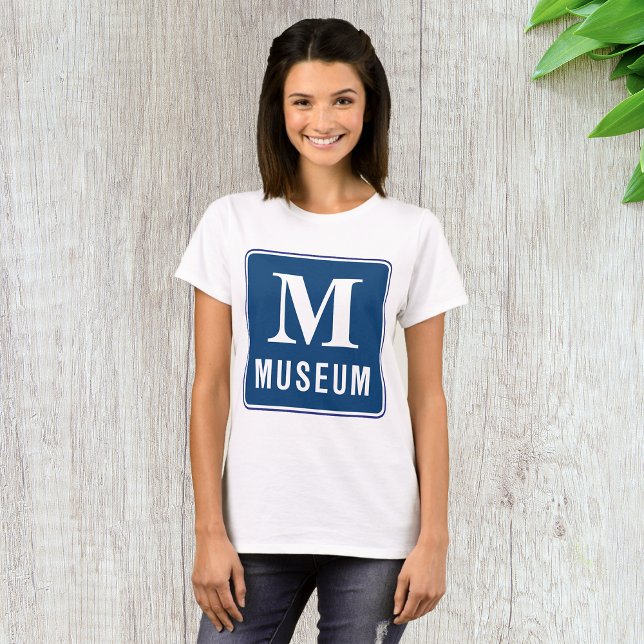 Museum Sign Womens T-Shirt (Creator Uploaded)