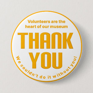 Museum Volunteer Thank You Button