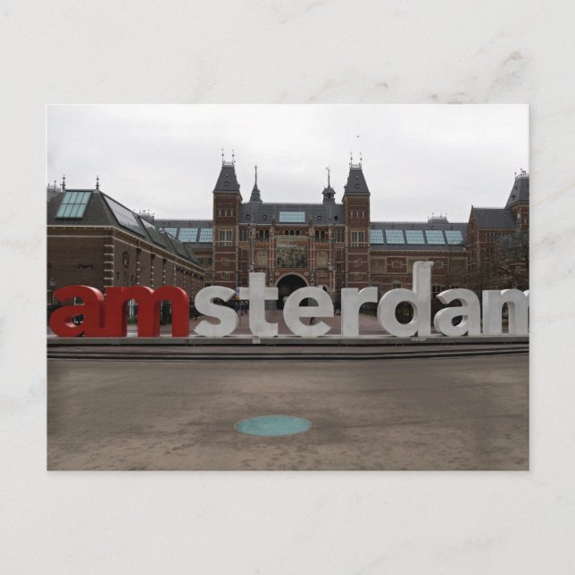 museumplein amsterdam postcard (Front)
