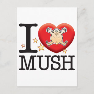 Mush Love Man Postcard