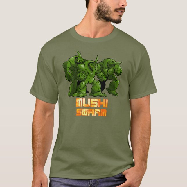 Mushi Swarm Green T-Shirt (Front)