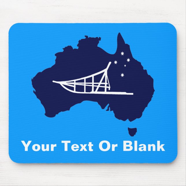 Mushing Down Under Mouse Mat (Front)