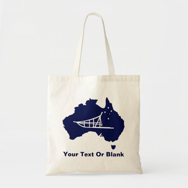 Mushing Down Under Tote Bag (Front)