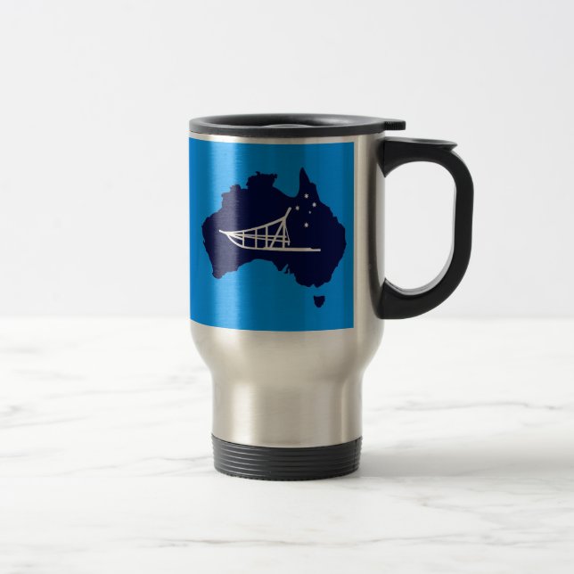 Mushing Down Under Travel Mug (Right)