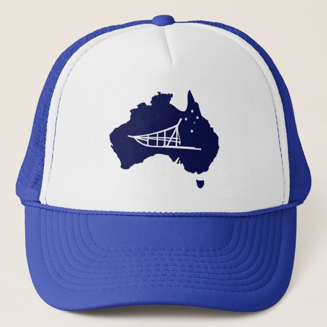 Mushing Down Under Trucker Hat (Front)
