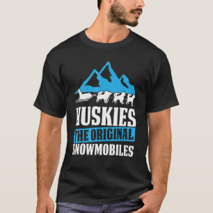 Mushing Race For Dog Sledding Dog Sled Rider Mushe T-Shirt