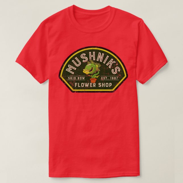 Mushniks Flower Shop T-Shirt (Design Front)
