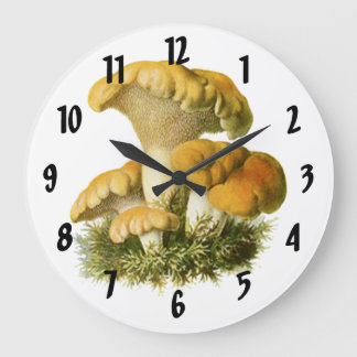 Mushroom 13 Print Large Clock