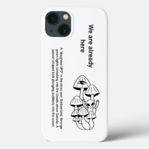 Mushroom alien iPhone 13 case