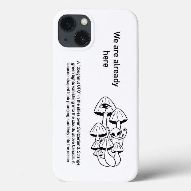 Mushroom alien  Case-Mate iPhone case (Back)