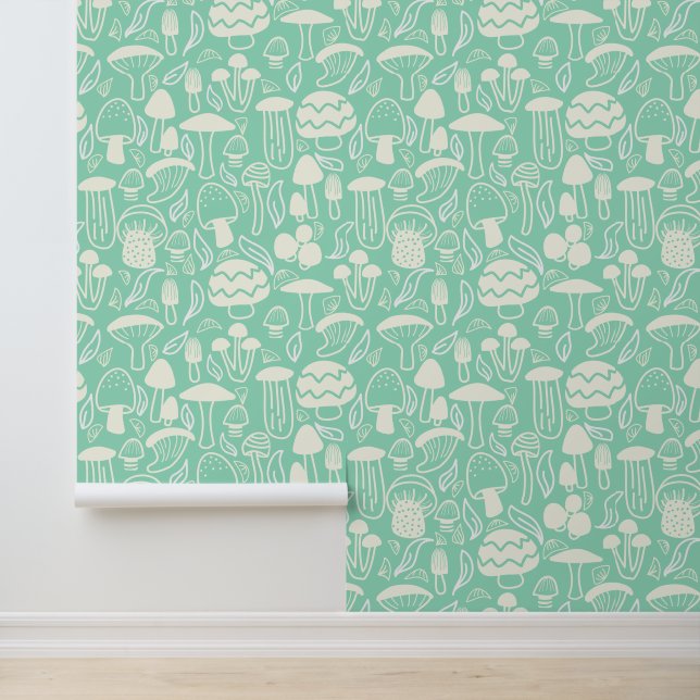 Mushroom Aqua Wallpaper (Application)
