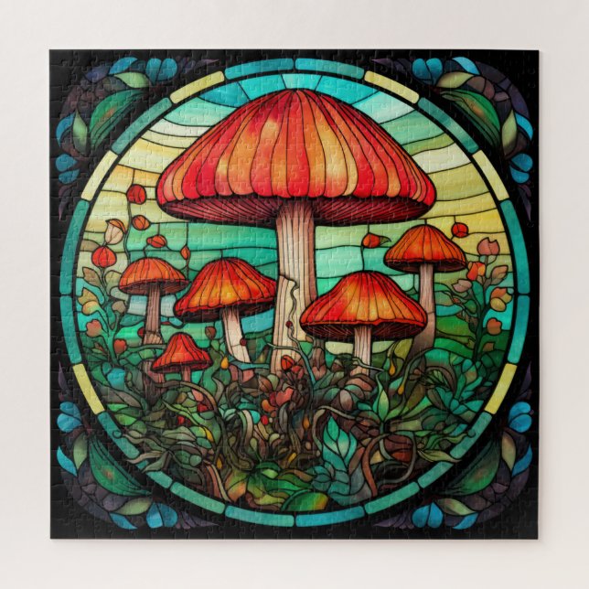 Mushroom Art Puzzle (Vertical)