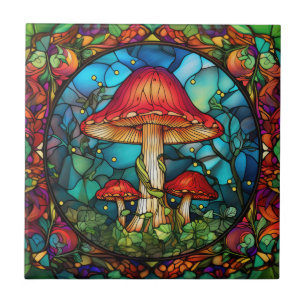 Mushroom Art Tile
