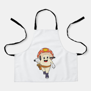 Mushroom as Police officer at Police Apron