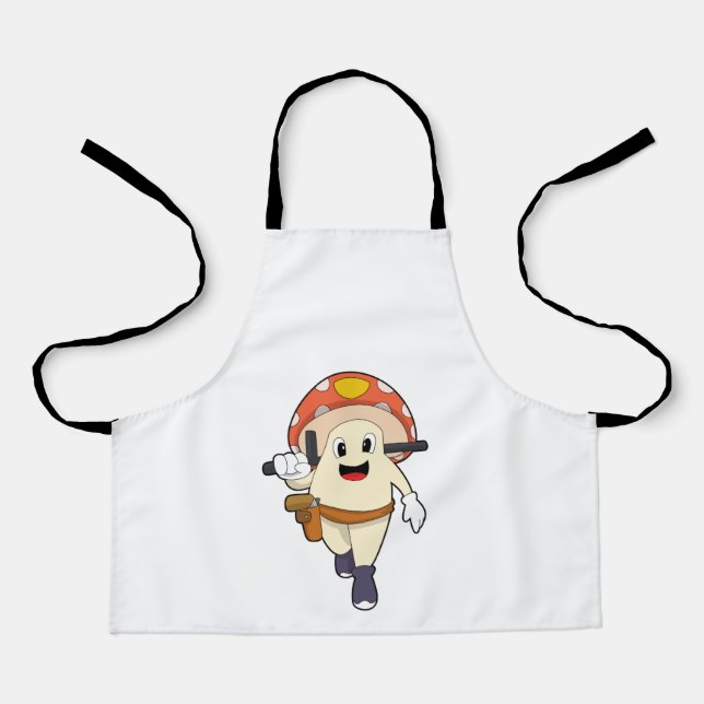 Mushroom as Police officer at Police Apron (Front)