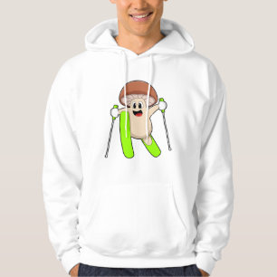 Mushroom as Skier with Ski Hoodie