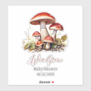 Mushroom Baby Shower, Gender Neutral Baby Shower