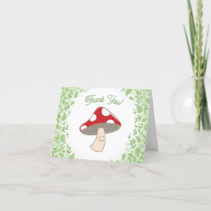 Mushroom Baby Shower Thank You Card