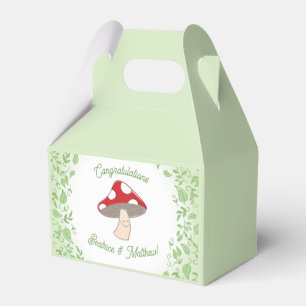 Mushroom Baby Shower Thank You Favour Box
