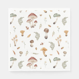 Mushroom Birthday Napkin