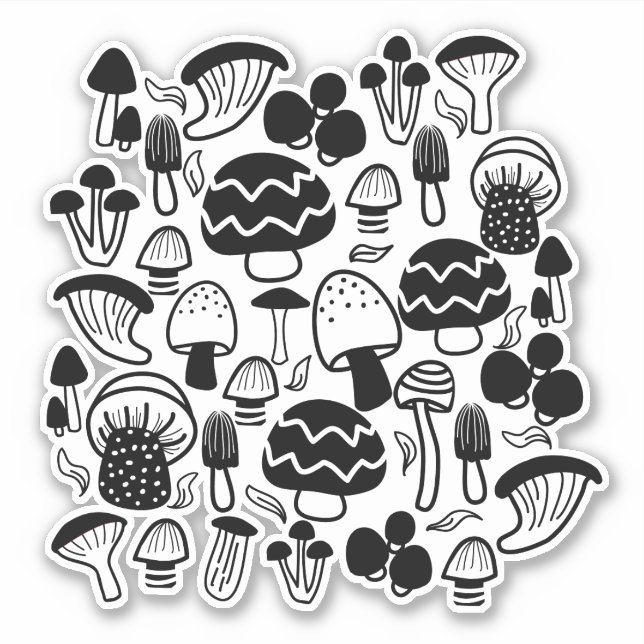 Mushroom Black (Front)