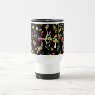 Mushroom Botanical Travel Mug