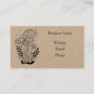 Mushroom  business card