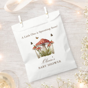 Mushroom Butterfly Theme Baby Shower Souvenir Favour Bags