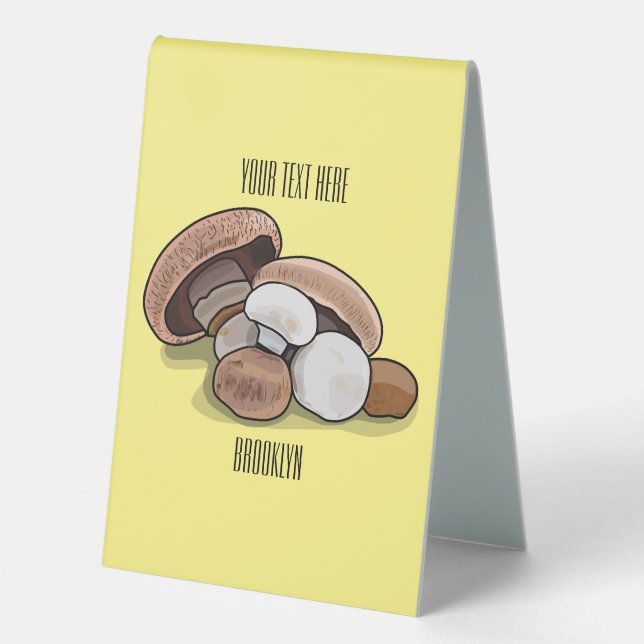 Mushroom cartoon illustration  (Front)