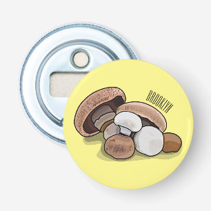Mushroom cartoon illustration bottle opener
