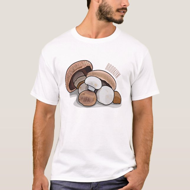 Mushroom cartoon illustration  T-Shirt (Front)