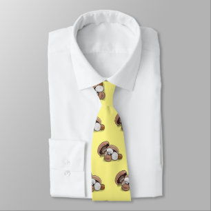 Mushroom cartoon illustration tie