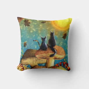 Mushroom Cats  Cushion