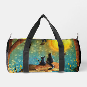 Mushroom Cats  Duffle Bag