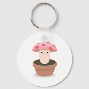 Mushroom Character Key Ring