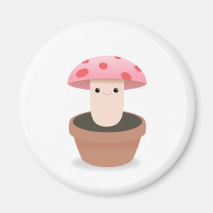 Mushroom Character Magnet