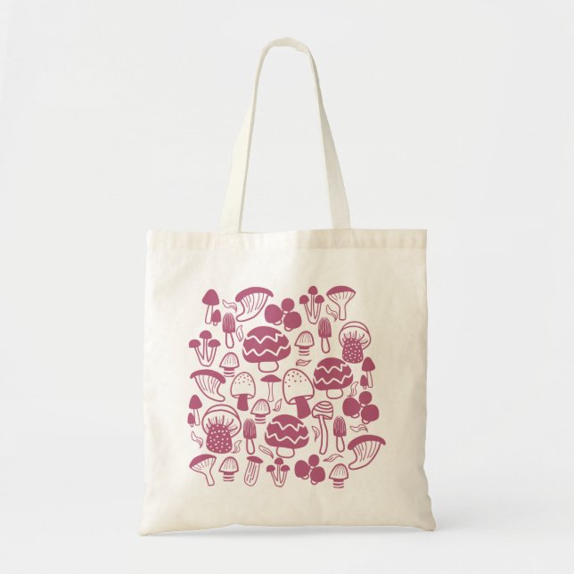 Mushroom Cherry Tote Bag (Front)