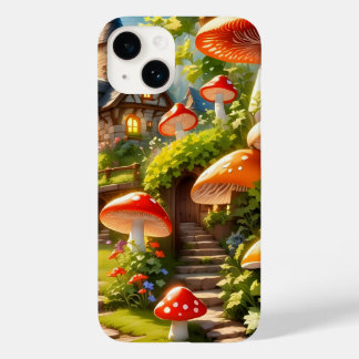 Mushroom city iPhone case