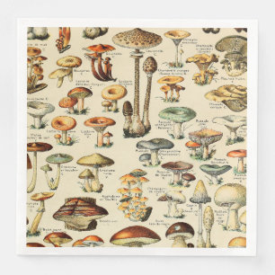 Mushroom Collection Napkin
