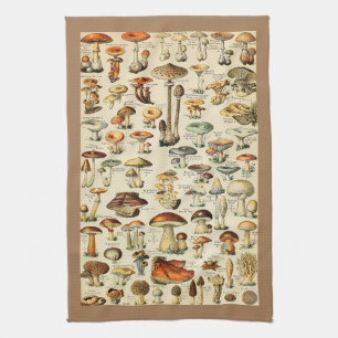 Mushroom Collection Tea Towel