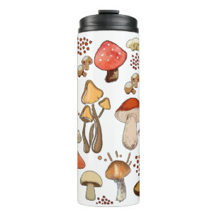 Mushroom Core, Retro Mushroom, Mushroom Vintage Thermal Tumbler