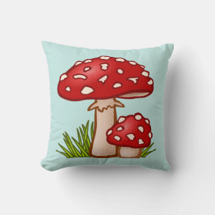 MUSHROOM COTTAGECORE PILLOW